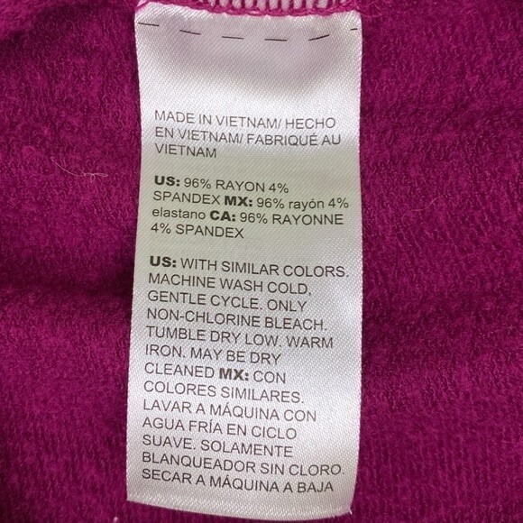 Chico’s Zenergy Side-Zip Magenta Tunic - Picture 5 of 11